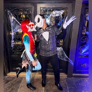 Adult XS Sally (Nightmare before Christmas) Costume. Dress XS/bodysuit S.